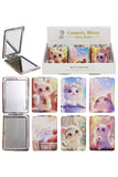 Kitty Cat Animated Rectangular Compact Mirror: ASSORTED / ONE SIZE
