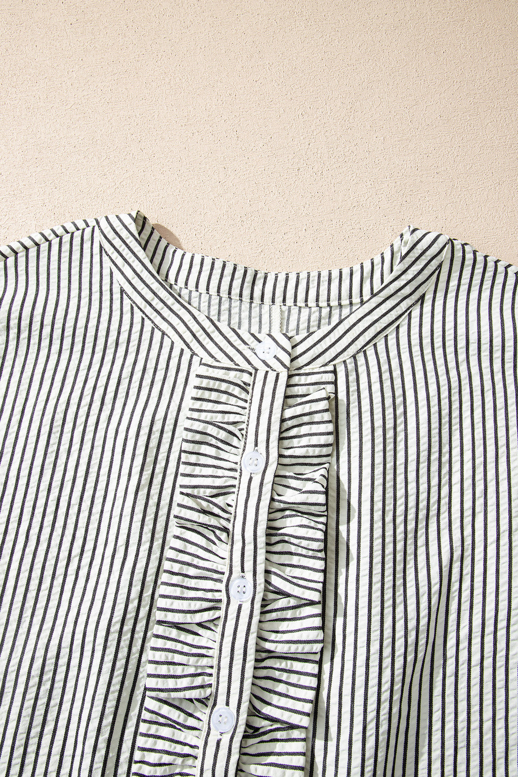 Black Stripe Short Sleeve Long Dress