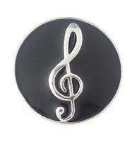 Music Note Ginger Snap Compatible Snap Charm 18mm
