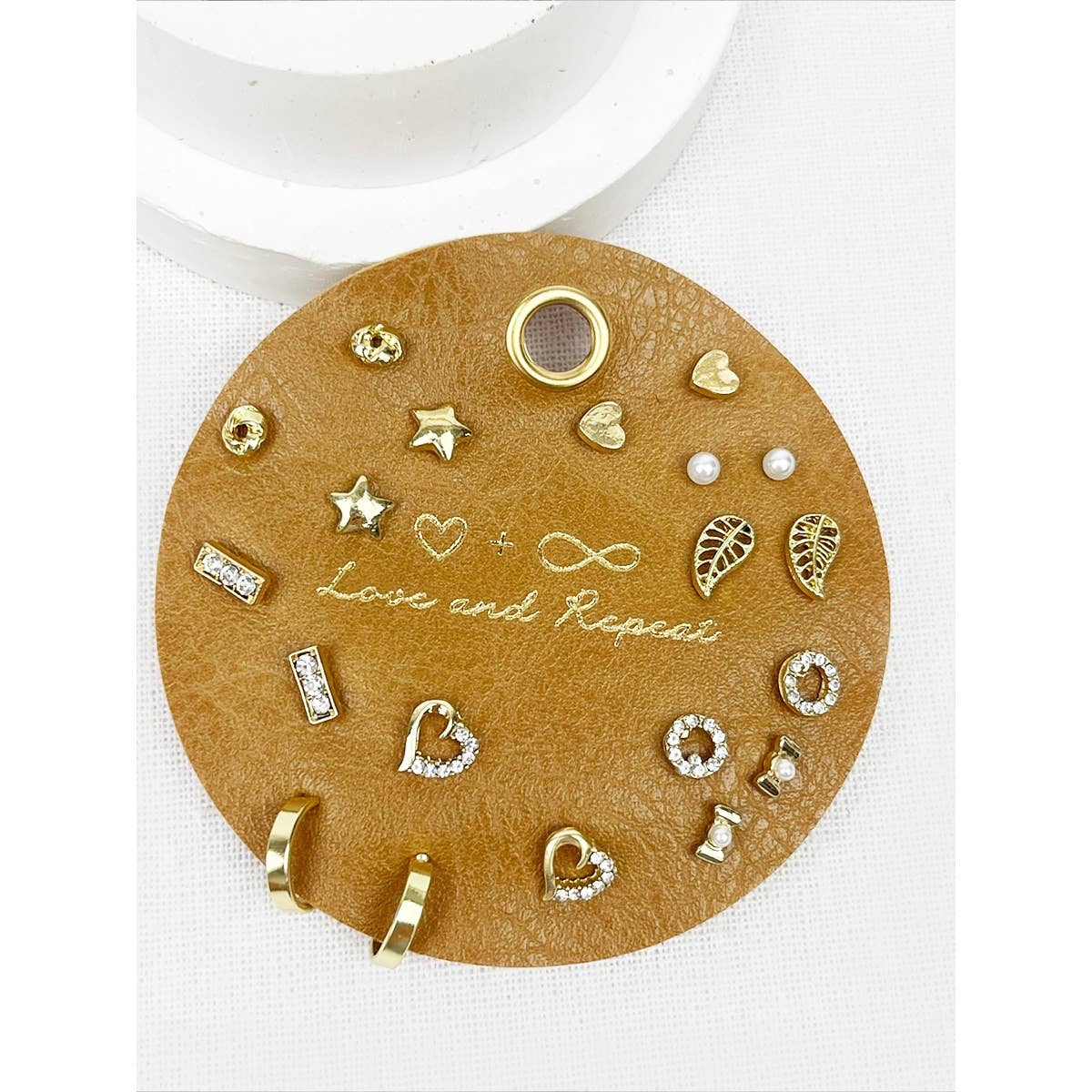Sweetheart Everyday Earrings: GOLD / 10 Pairs
