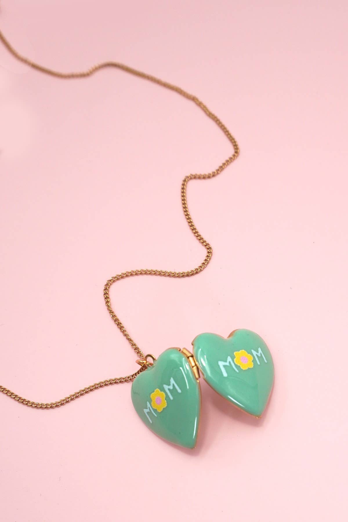 18K STAINLESS STEEL TARNISH FREE LOCKET NECKLACE | 40NK9469: MOM