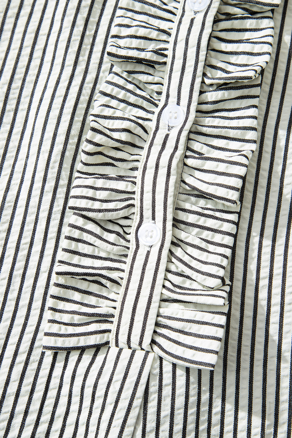 Black Stripe Short Sleeve Long Dress