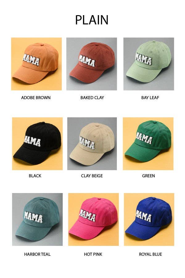 WASHED SHERPA MAMA BASEBALL CAP 40HW701: WASHED TERRCOTTA
