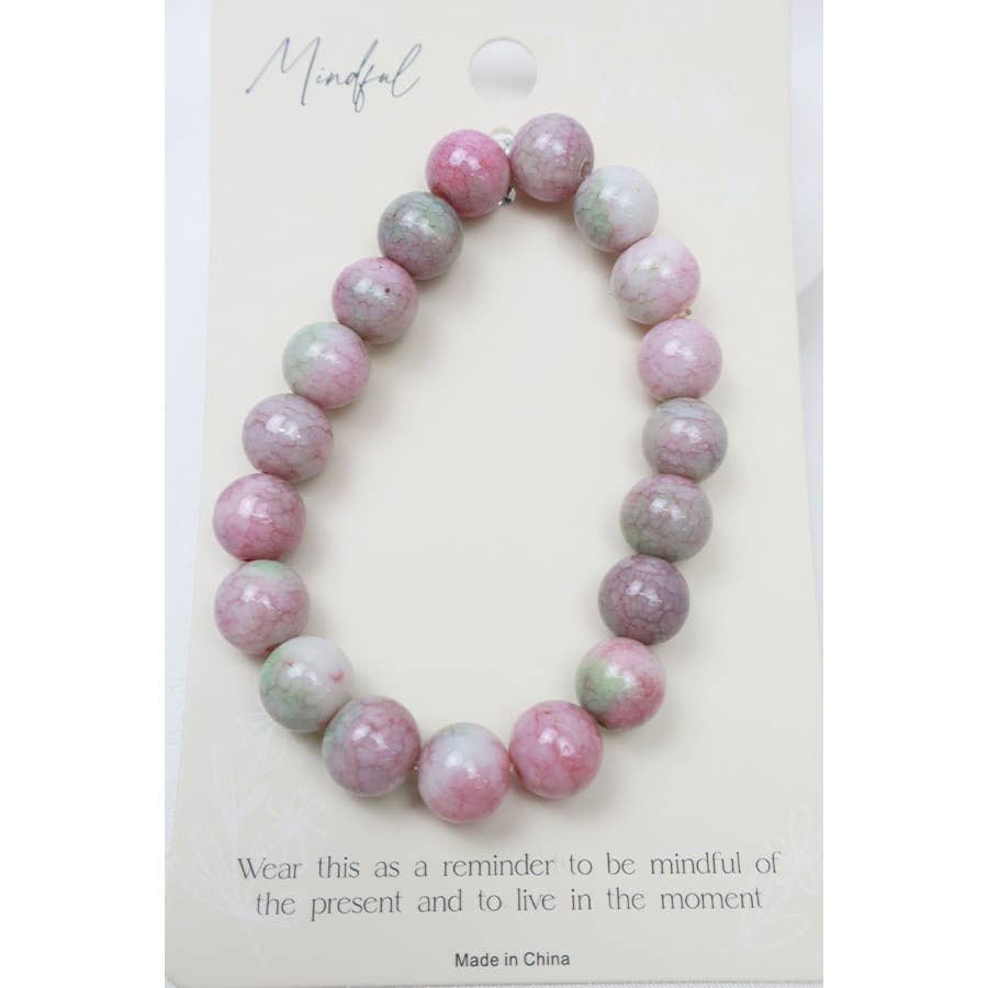Inspirational Healing Stone Bracelets: MIX COLOR / ONE(12)
