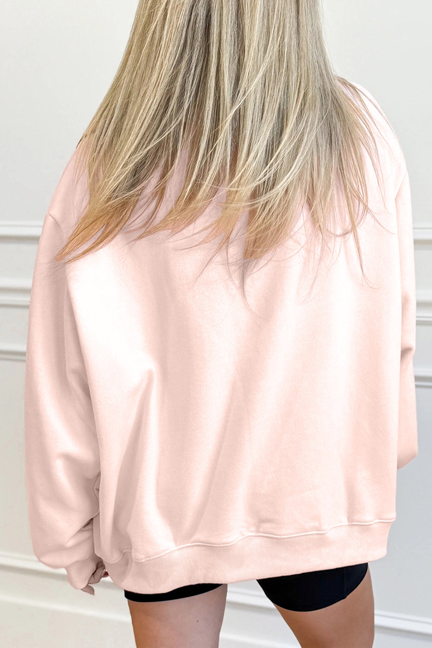 Camo Print Graphic Mock Neck Sweatshirt