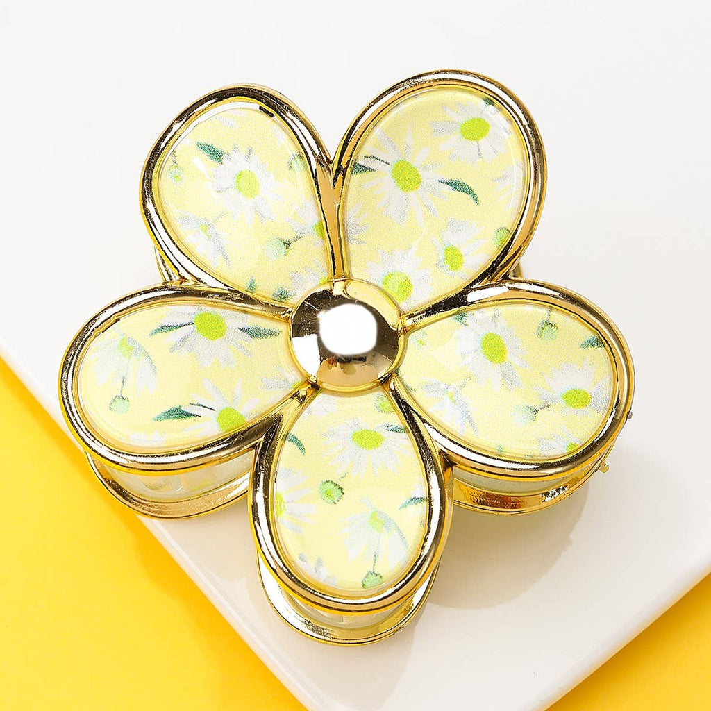 Floral Bloom Hair Claw Clips | 40H1058: Rose