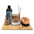 Beard Grooming Kit with Caddy Complete Care Set for Men Gift