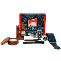 G.B.S Complete Men’s Wood Shaving Set - Straight Razor 6/8"