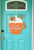 DIY Hey There Pumpkin Spice Door Hanger