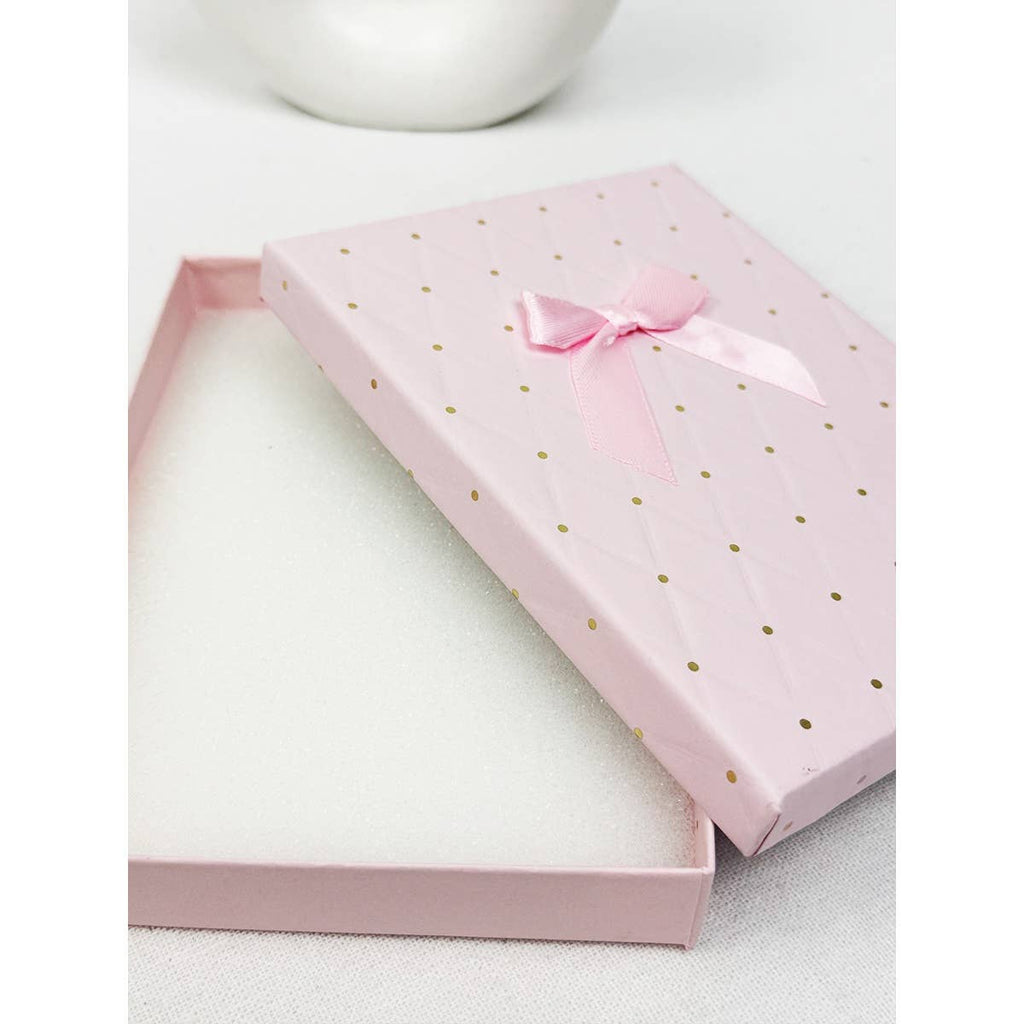 Embossed Design Jewelry Gift Box Set: MIX COLOR / ONE(12)