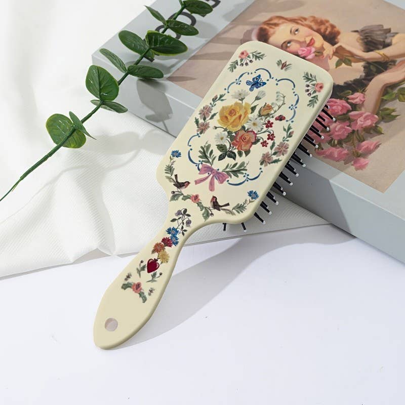 LARGE DETANGLE PADDLE HAIR BRUSH COMB | 40HC100: BOW E