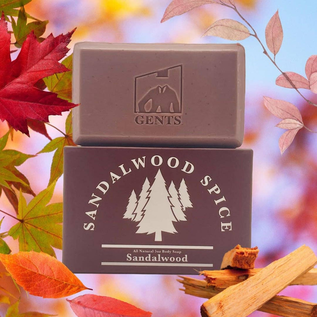 GENTS Body Soaps 5 oz All Natural 5 DIFFERENT SCENTS: Carbon Timber Revival ( Charcoal & Tea Tree Oil)