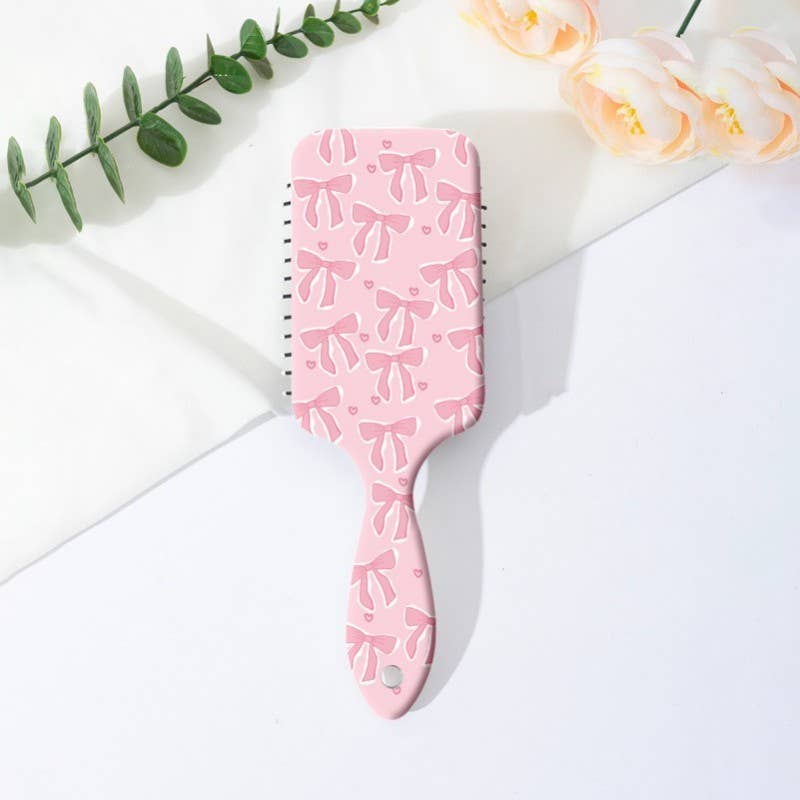 LARGE DETANGLE PADDLE HAIR BRUSH COMB | 40HC100: BOW E