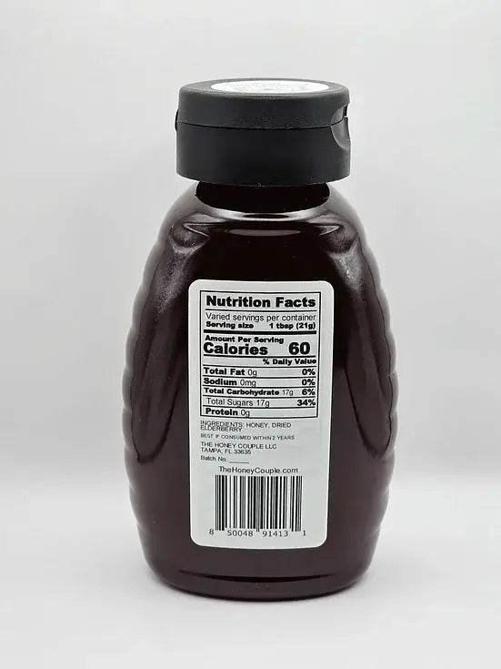 Elderberry Infused Honey: 2oz