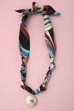 HANDMADE SCARF CHARM NECKLACE | 80N91790: N