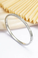 18K NON-TARNISH WATERPROOF STAINLESS STEEL BANGLE | 40B5152: Gold
