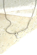 CLASSIC MINI CROSS NECKLACE | 47N15737-CROSS: SILVER