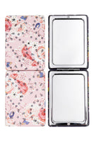 Flower Garden Glitter Makeup Mirror - 12 Pcs: ASSORTED / ONE SIZE