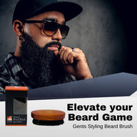 G.B.S Travel Sized 100% Boar Bristle Beard Brush