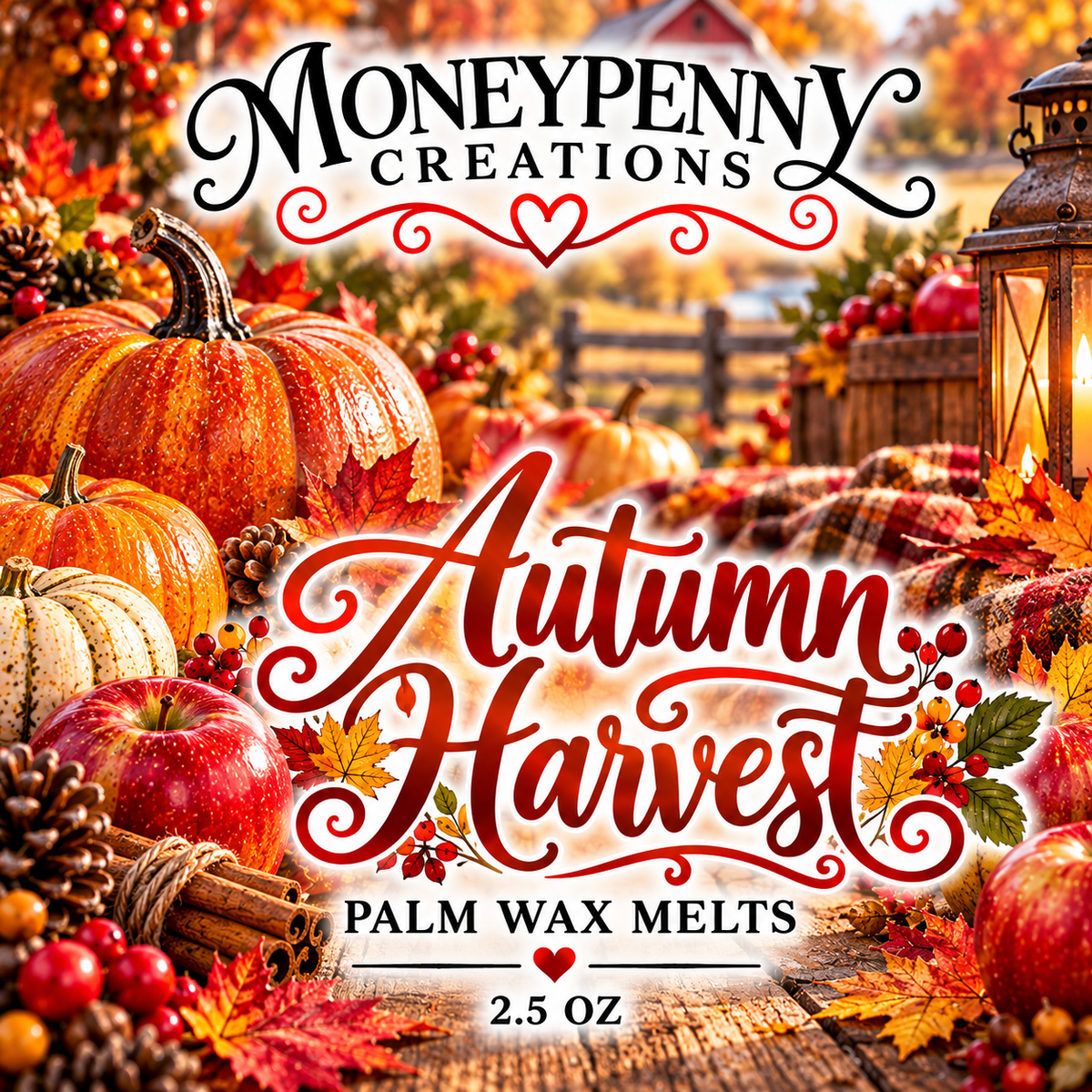 Autumn Harvest Melts Moneypenny Creations Melts, 2.5 oz