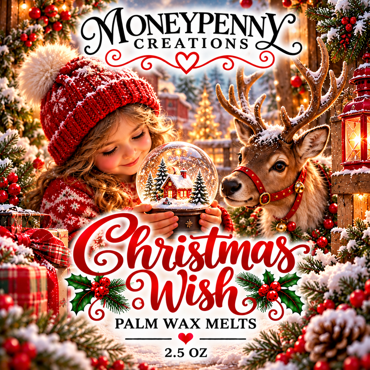 Christmas Wish Melts Moneypenny Creations Melts, 2.5 oz