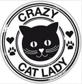 Crazy Cat Lady pet animal Ginger Snap Compatible Snap Charm 18mm