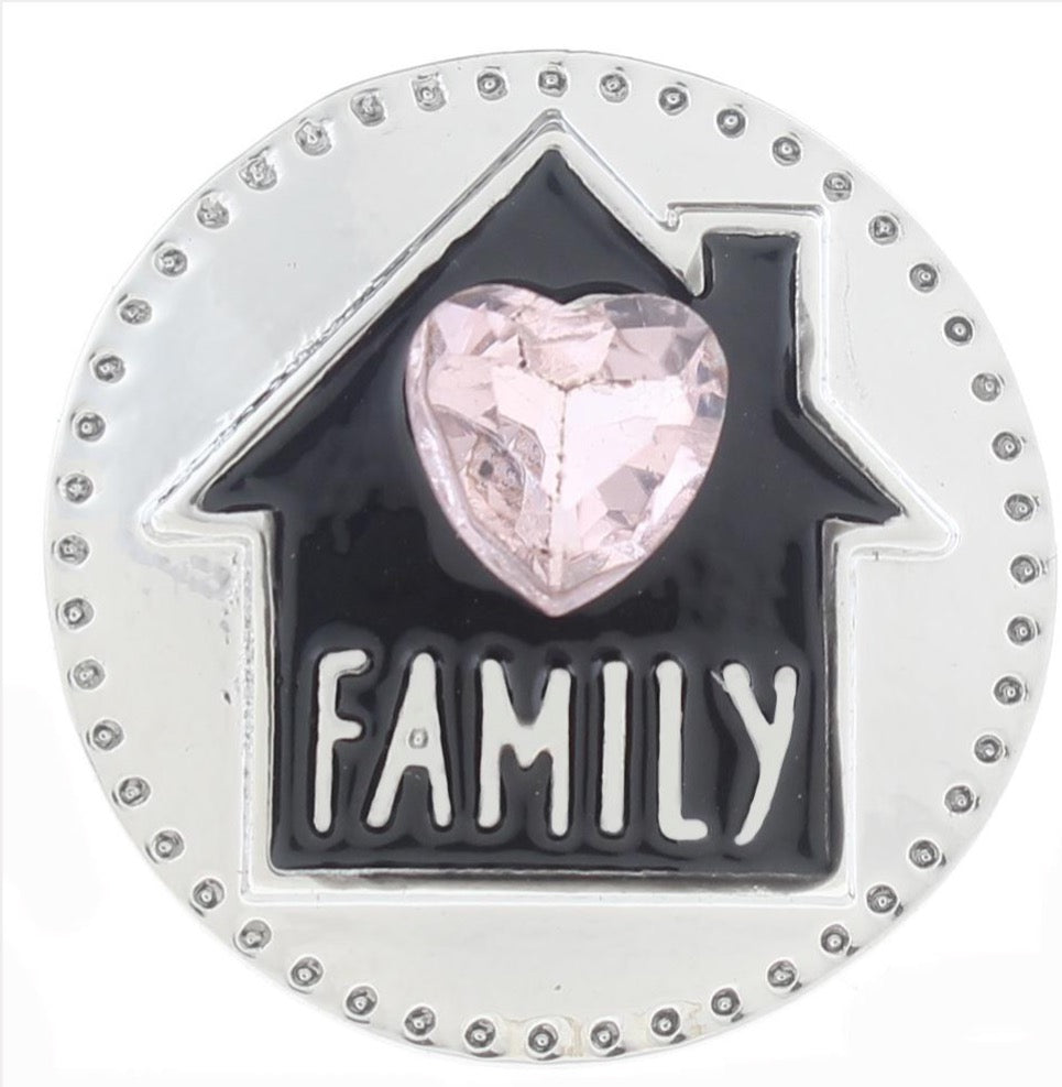 Family Ginger Snap Compatible Snap Charm 18mml
