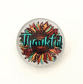 Thanksgiving Fall Thankful Ginger Snap Compatible Snap Charm 18mm