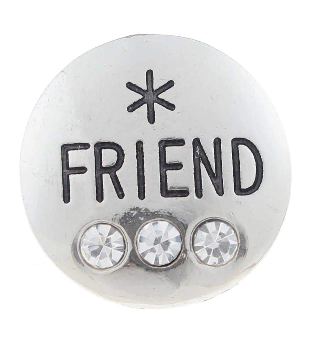 Friend Ginger Snap Compatible Snap Charm 18mml