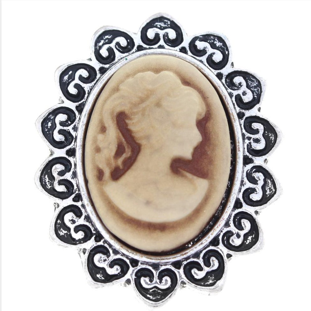 Cameo Ginger Snap Compatible Snap Charm 18mml