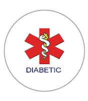 Diabetic Medical Ginger Snap Compatible Snap Charm 18mm