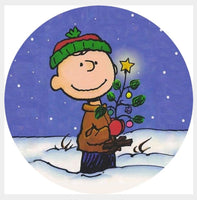 Charlie Brown Snoopy Christmas Ginger Snap Compatible Snap Charm 18mml