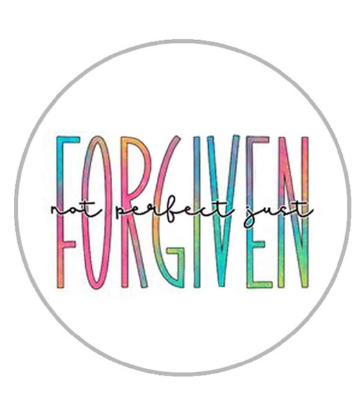 Forgiven Christian Ginger Snap Compatible Snap Charm 18mm