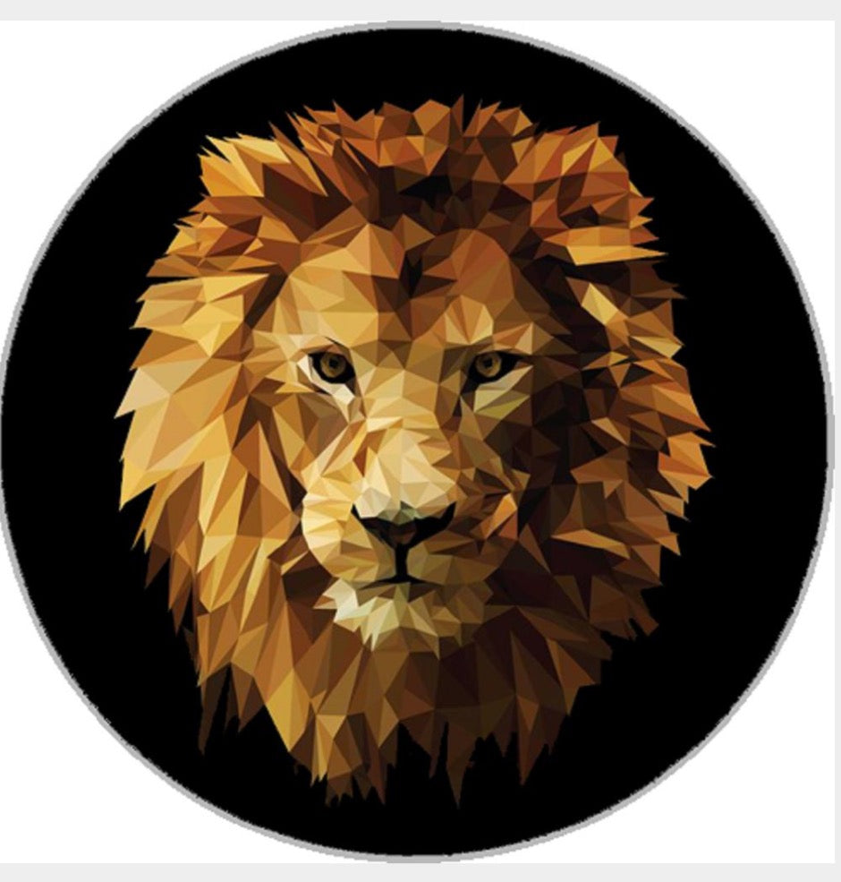 Lion animal Ginger Snap Compatible Snap Charm 18mml
