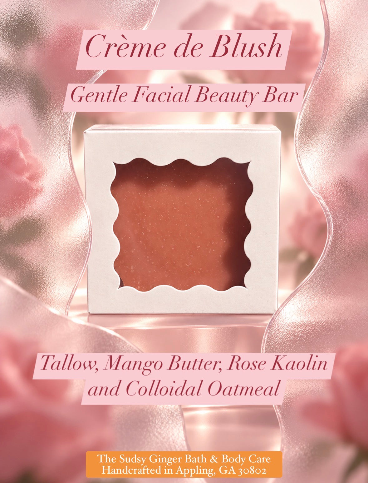 Creme de Blush Gentle Facial Beauty Bar