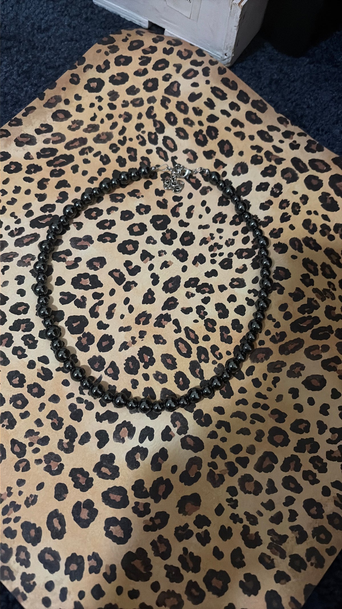 silver  vtjewlery  beaded, 16in