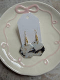 Marble Hexagon Swirl (Gold)  Handmade , Medium