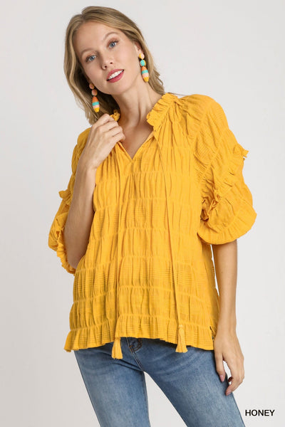 Honey Ruffled Shirt