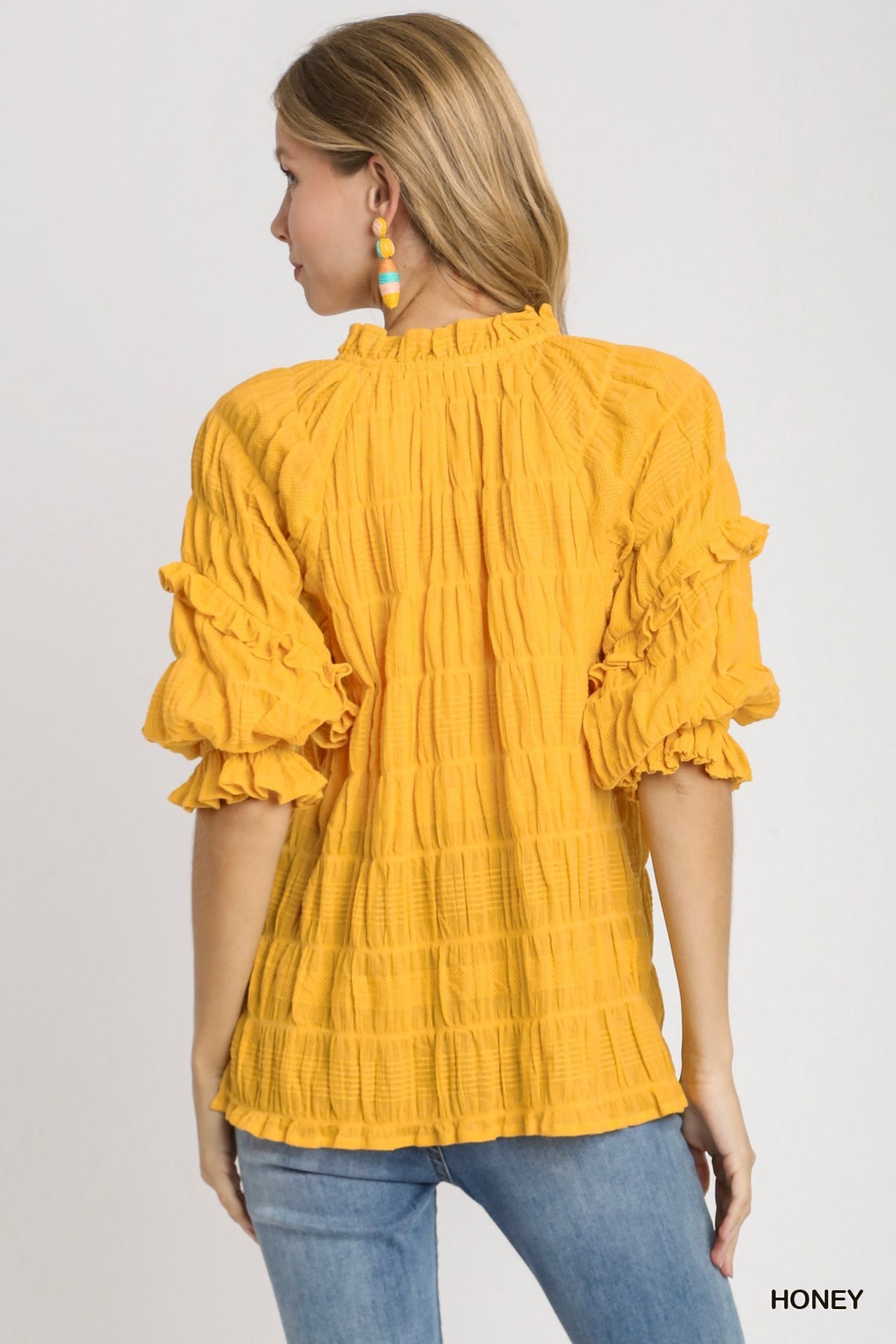 Honey Ruffled Shirt
