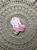 Lavender Marble Dangles