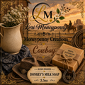 Cowboy Donkey's Milk Soap Moneypenny Creations Donkey's Milk Soap, 3.5oz