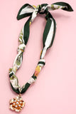 HANDMADE SCARF CHARM NECKLACE | 80N91790: N