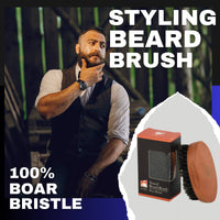 G.B.S Travel Sized 100% Boar Bristle Beard Brush