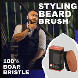 G.B.S Travel Sized 100% Boar Bristle Beard Brush