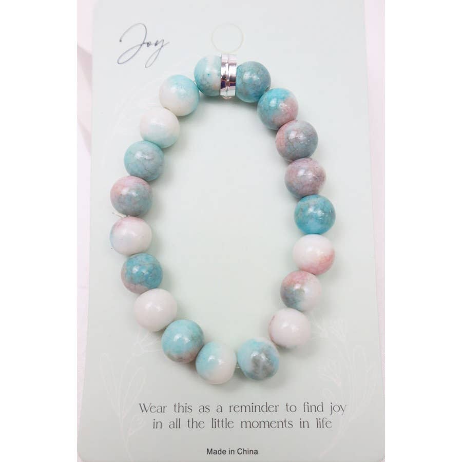 Inspirational Healing Stone Bracelets: MIX COLOR / ONE(12)