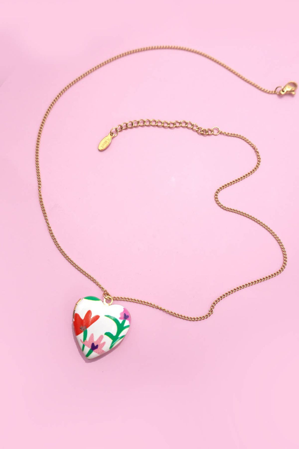 18K STAINLESS STEEL TARNISH FREE LOCKET NECKLACE | 40NK9469: MOM