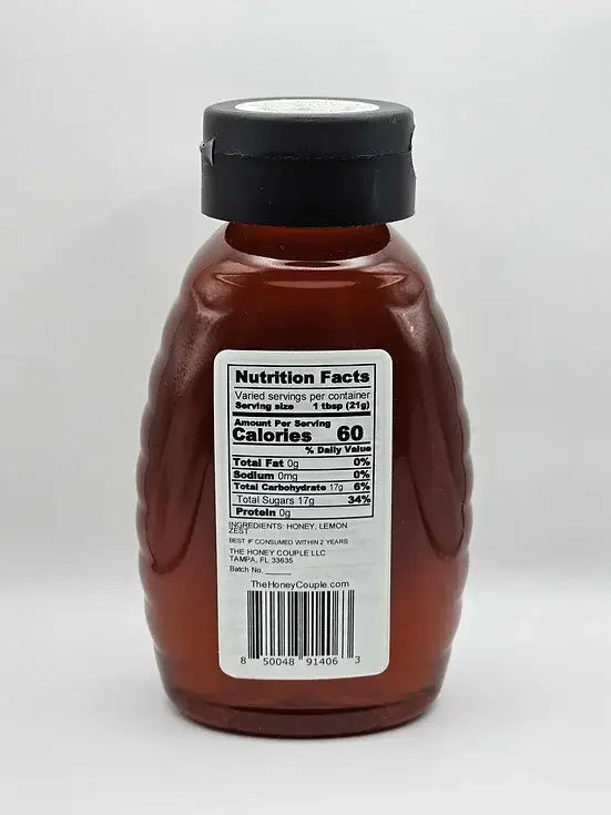 Lemon Infused Honey: 2oz