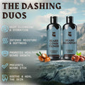 Beard Shampoo Conditioner for Men Argan Jojoba Nourishing Ki