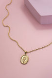 18K STAINLESS STEEL TARNISH FREE ROSE NECKLACE | 40NK9447: Gold
