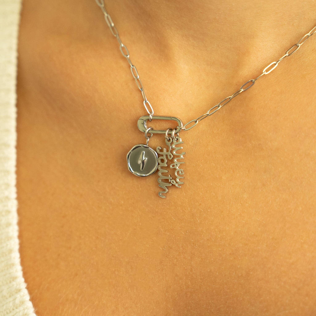 18K Gold PVD Stainless Steel "Wifey" Charm: Gold